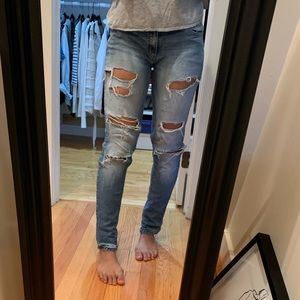 Kancan distressed jeans